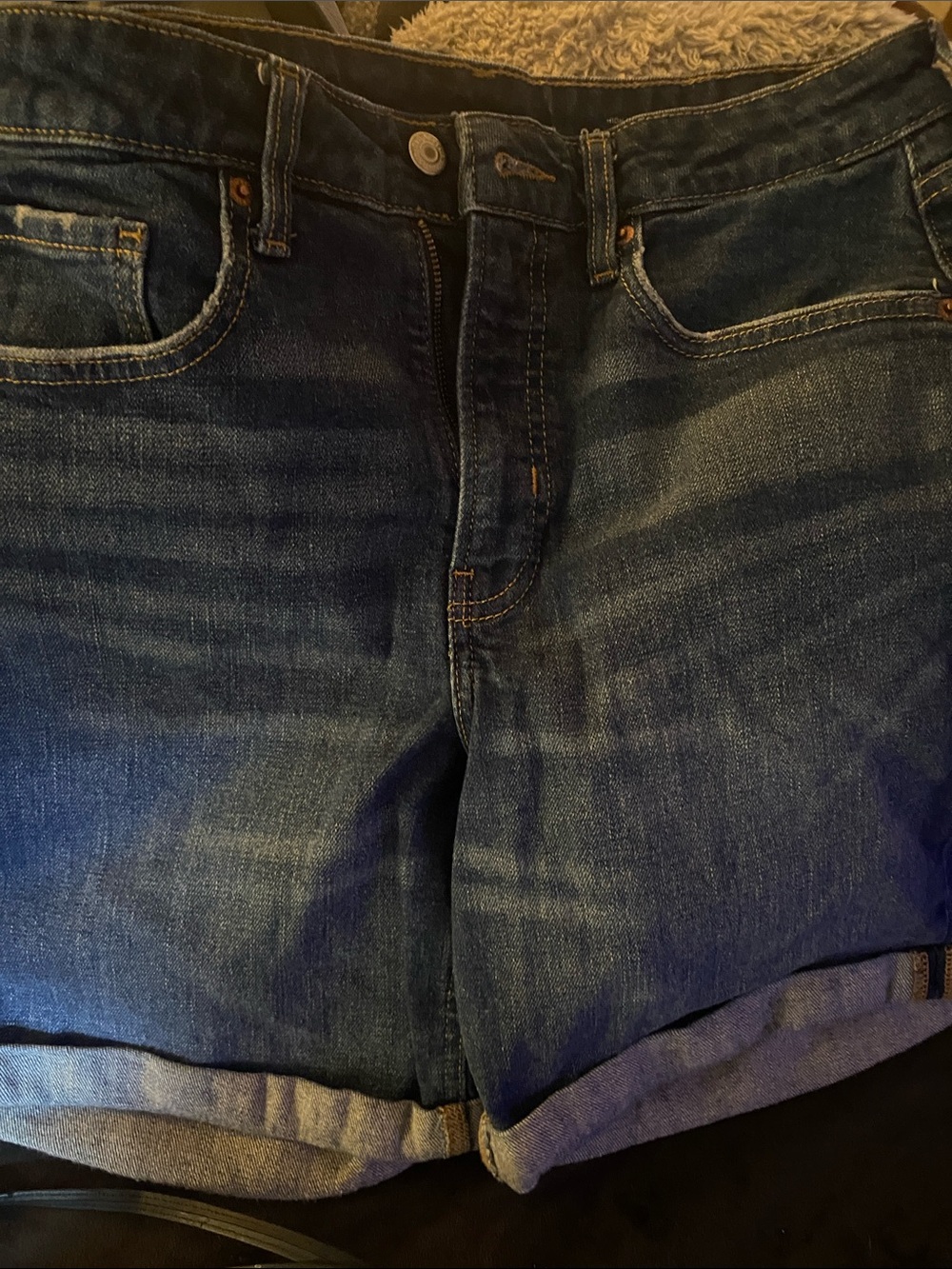 Old Navy High-Rise O.G. Straight Dark Blue Denim Jeans